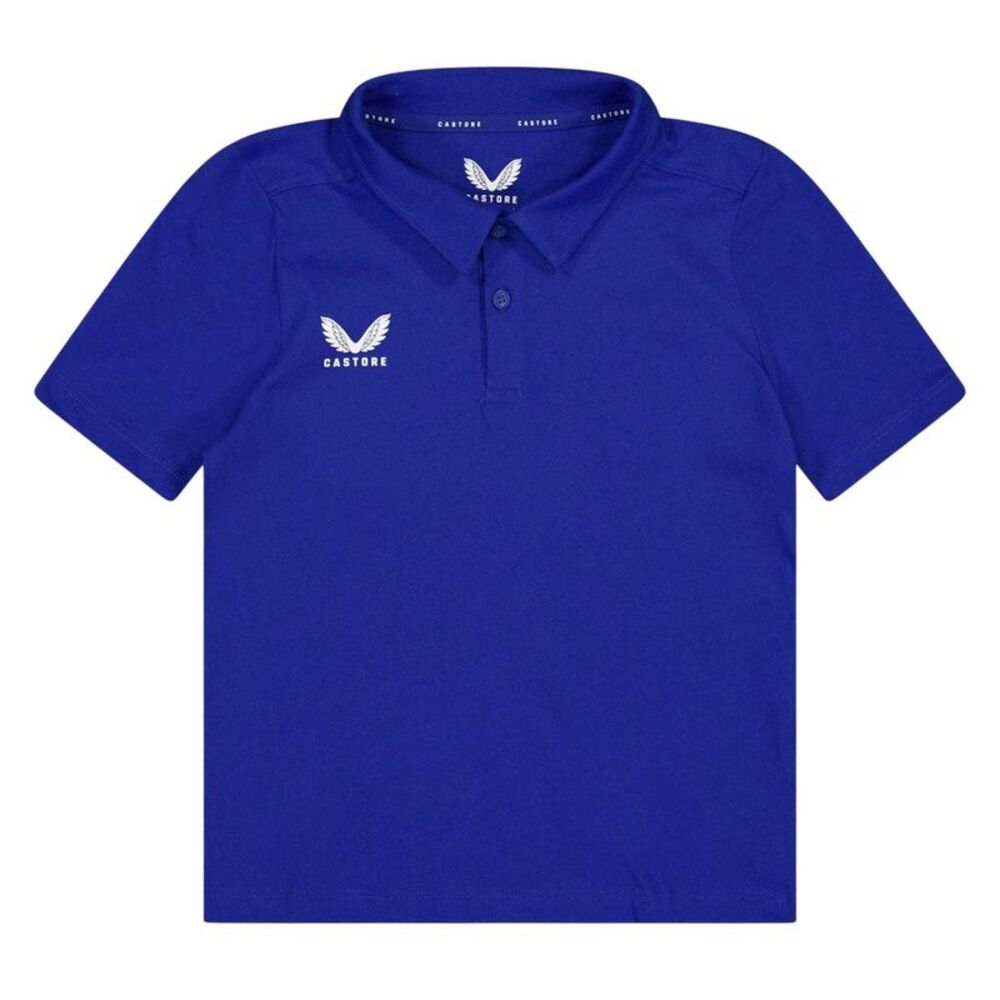 Castore Childrens/Kids Logo Short-Sleeved Polo Shirt / Surf the Web